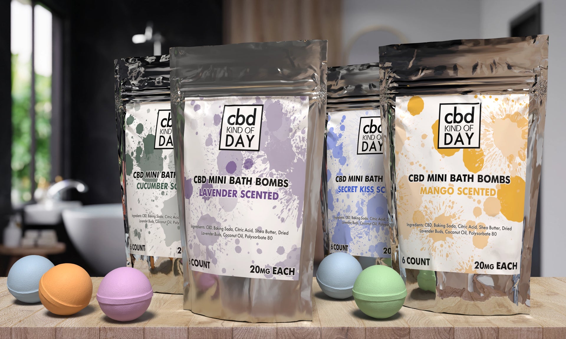 Mini Bath Bomb [6-Pack]